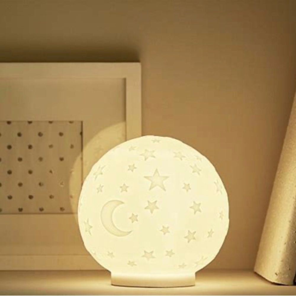 Pottery Barn Kids Ceramic Portable Globe Nightlight